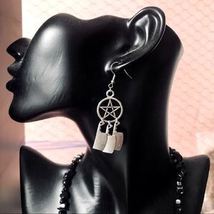 Triple Cleaver Earrings